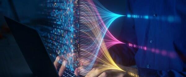 Multi channel processing concept on laptop