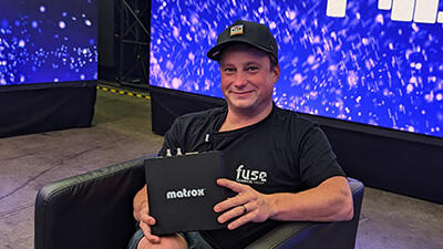 Ryan Middlemiss from Fuse Technical Group with Matrox ConvertIP
