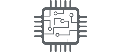Asic chip icon