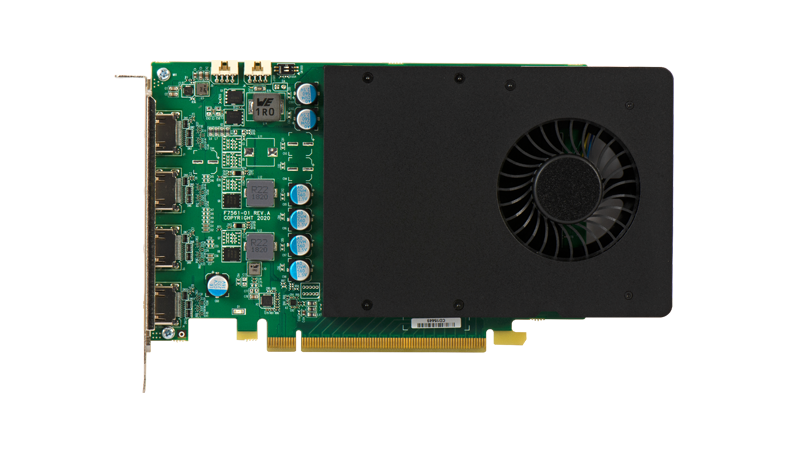 D1450 Quad HDMI Graphics Card