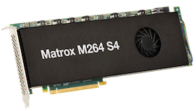Matrox M264 S4 H.264 Codec Card