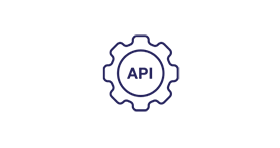 Simple development APIs icon